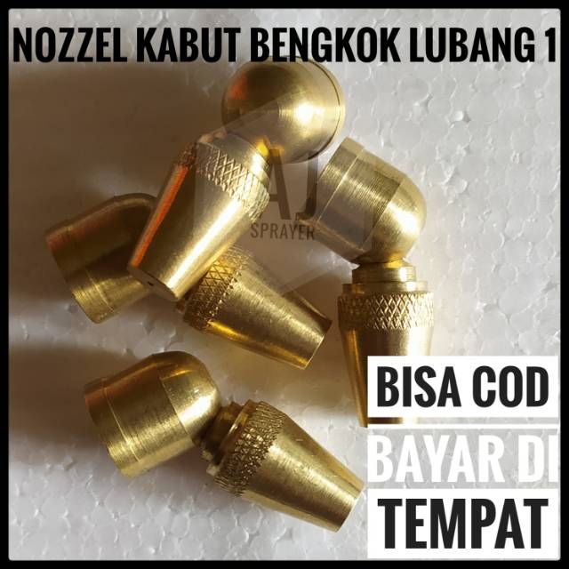 Nozzel Nozzle Spuyer Kabut Bengkok Lubang 1