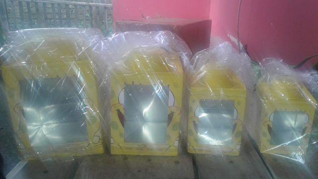Kaleng Kerupuk Mini Karakter Spongebob Set