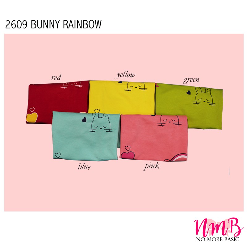 Kids Sweater 2609 Bunny Rainbow -  Baju Lengan Panjang Anak