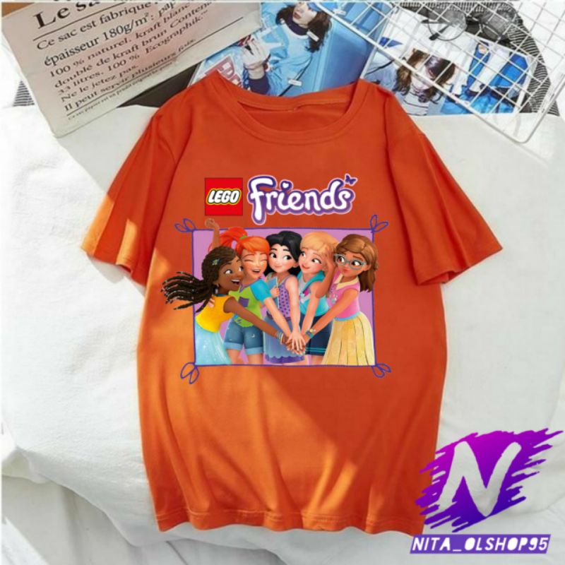 baju Lego friends kaos anak Lego friend karakter terbaru