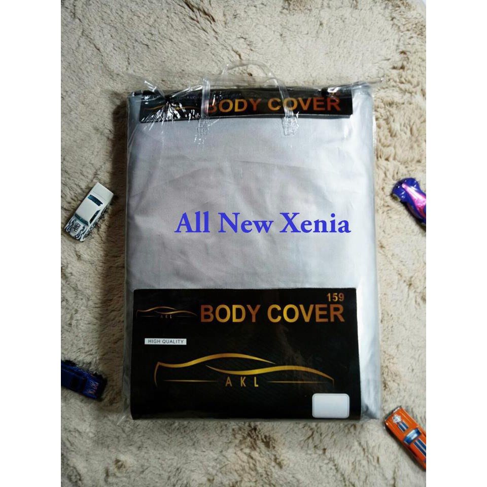 All New Xenia Silver Coating Body Cover Mobil/Sarung Mobil