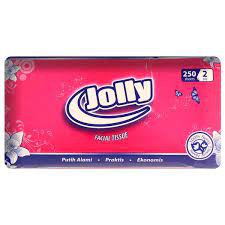 Jolly By Paseo Soft Pack Tissue Facial Isi 250 Sheets / Tissue Jolly 2 Ply / Tisu Wajah Jolly