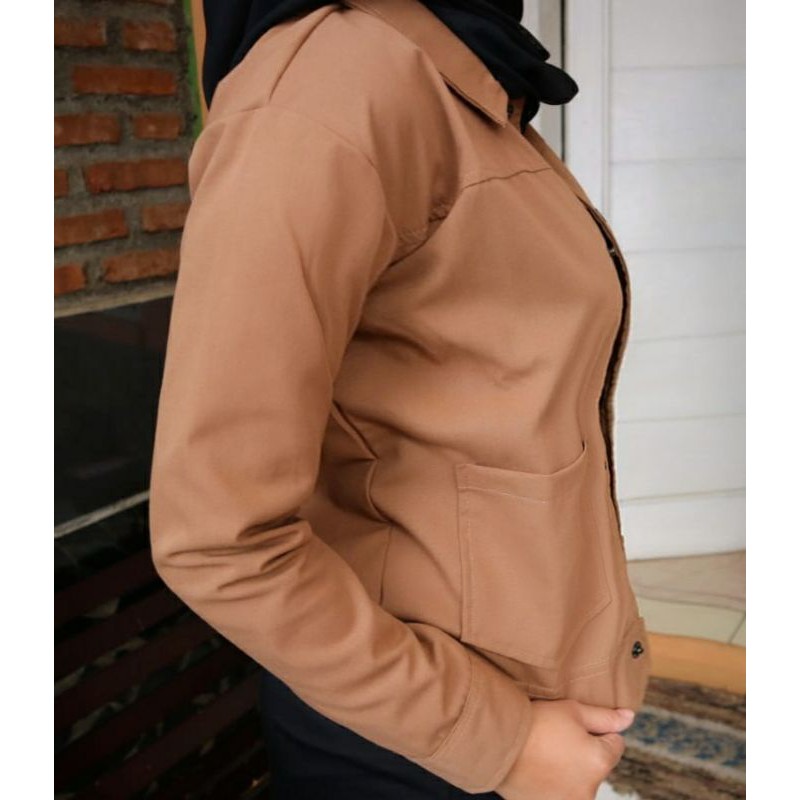 Jaket Pollan ll Pocket Zippy ll Jaket Modis Croop