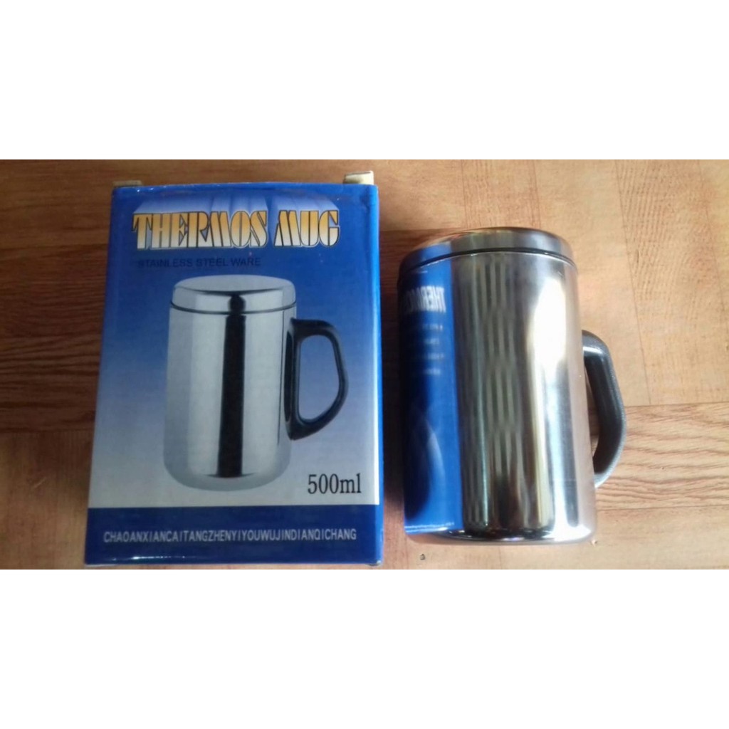 THERMOS MUG STAINLESS STEEL 500ML