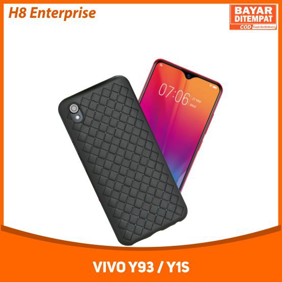 Soft Case Vivo Y93 / Y1s Casing Cover HP Original Premium Woven Silicone