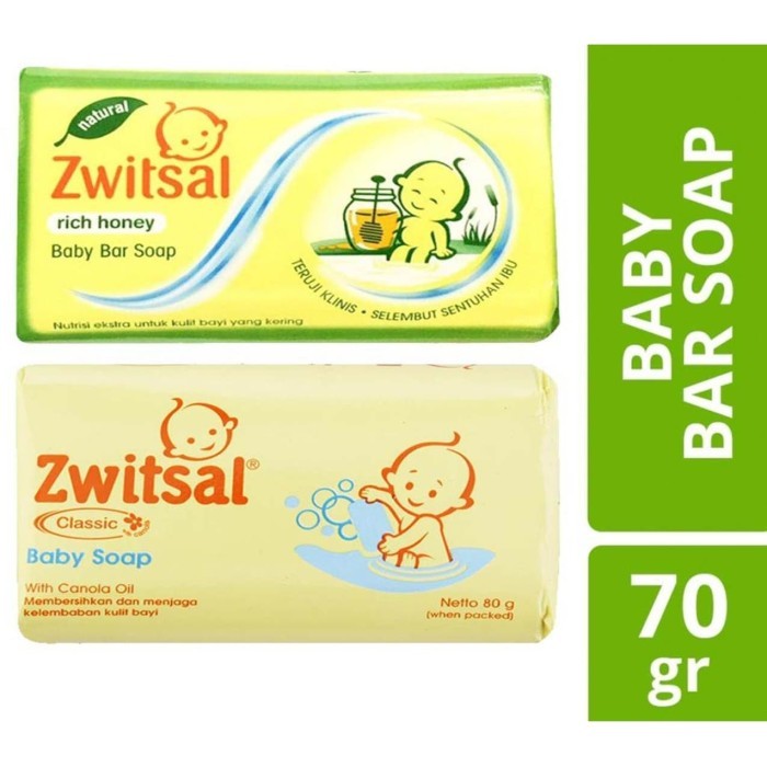 Zwitsal Baby Bar Soap / Sabun Batang 70gr