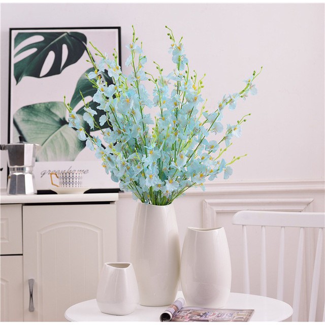 COD BUNGA ANGGREK  BUNGA  PLASTIK BUNGA ARTIFISIAL BUNGA PAJANGAN  IMITASI BUNGA HIASAN BT9012-4