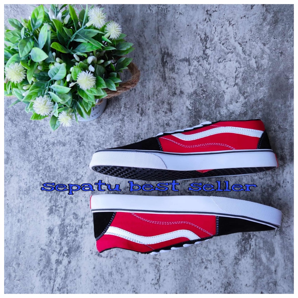 Siap Kirim Sepatu Vans Oldskool Bw N All White bisa COD Sket Sekolah Olahraga Santai Sport Murah