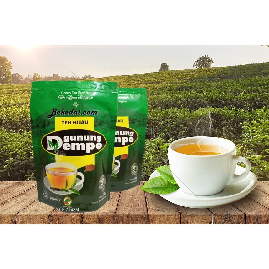 

TEH HIJAU GUNUNG DEMPO PAGAR ALAM -TEH HERBAL KUALITAS EKSPOR KEMASAN 150 GRAM