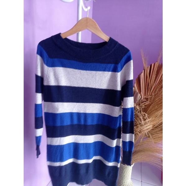 cardigan belang-belang