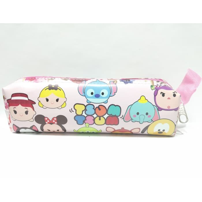 

Kotak Pensil / Tempat Pencil Case Tsum Tsum Warna Pink