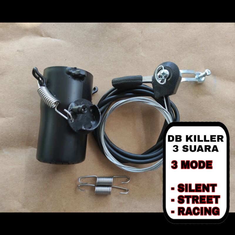 DB KILLER 3 SUARA knalpot 3 suara inlet 50