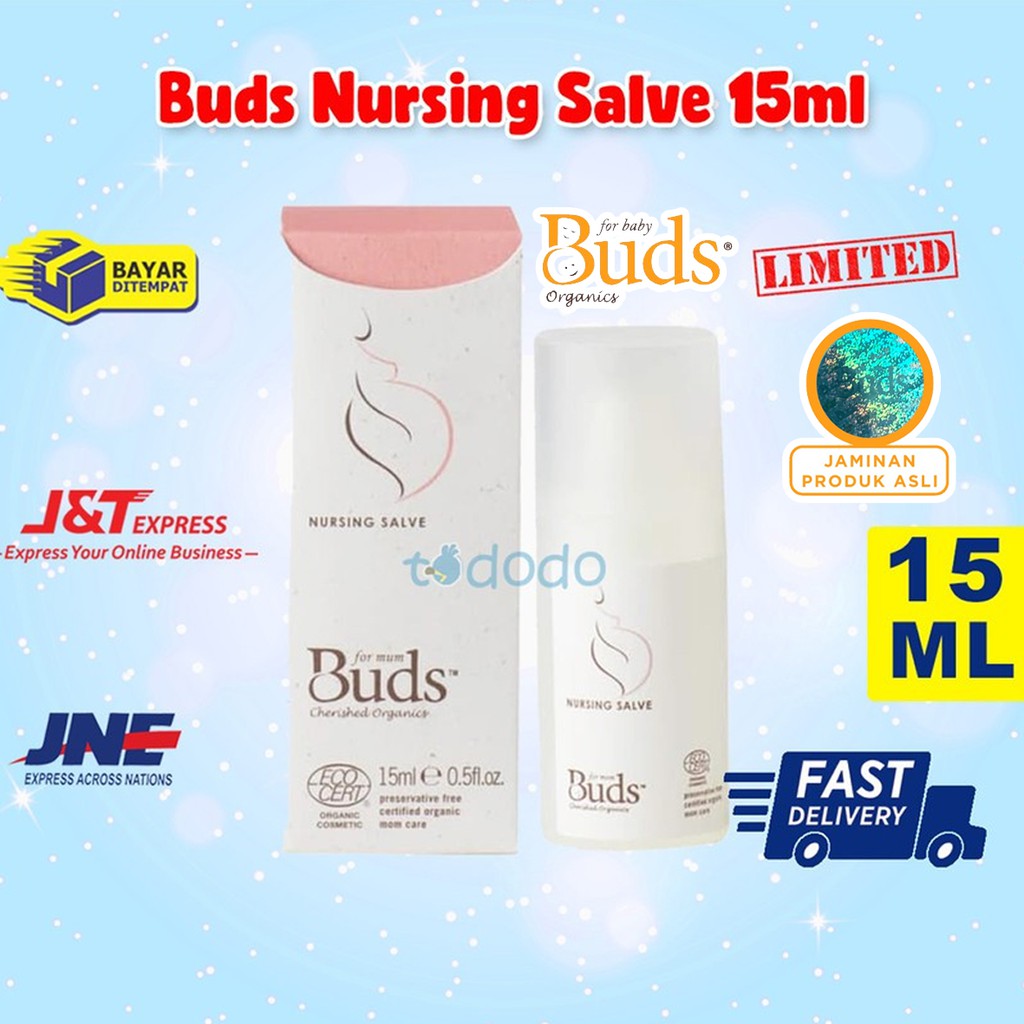 Buds For Mom Nursing Salve 15ml - Nipple Cream