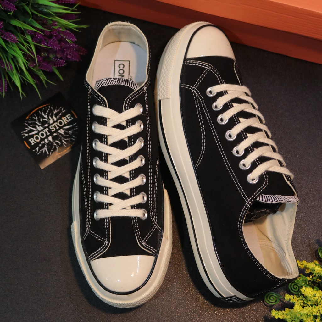 100% BNIB Sepatu Converse 70s Low Ox Black White - 1:1 Original