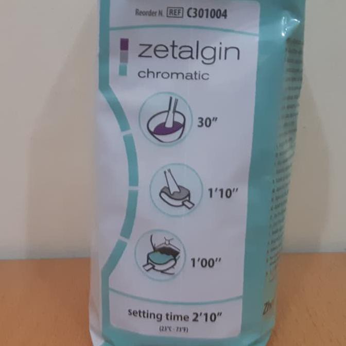 Dental Alginate Zetalgin Reguler/Alginate Impression Material Mint