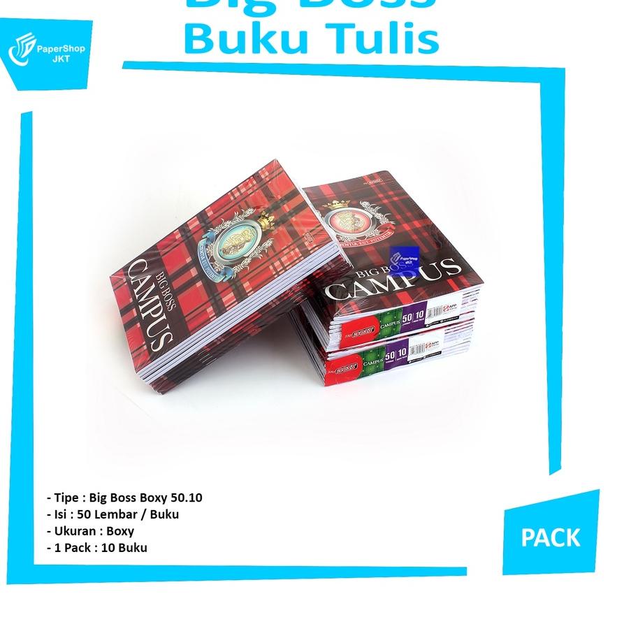 

*Hot* BIG BOSS - exercise book - buku tulis campus 50 lembar kwalitas oke