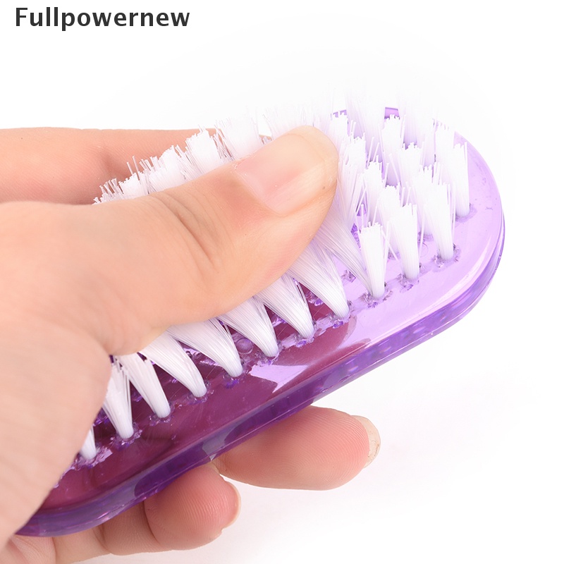 [FULL] Plastic Nail Cleaning Scrubbing Brush Double Sided Hand Nail Brush Cleaner