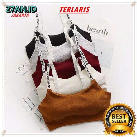 (27AN.ID) COD MUNAFIE BRA B20 SPORT BRA WANITA MOTIF BRA GYM FITNESS BRA SENAM YOGA OLAHRAGA IMPORT