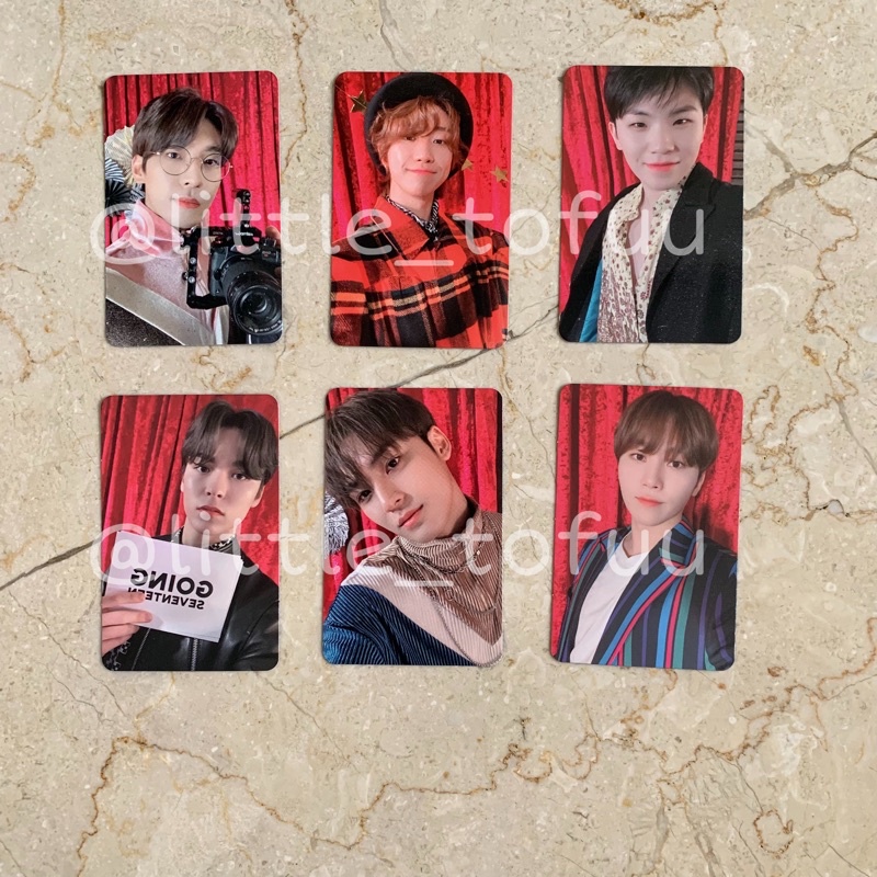 [official photocard] readystock seventeen gomagz pc svt going seventeen magazine wonwoo minghao the8