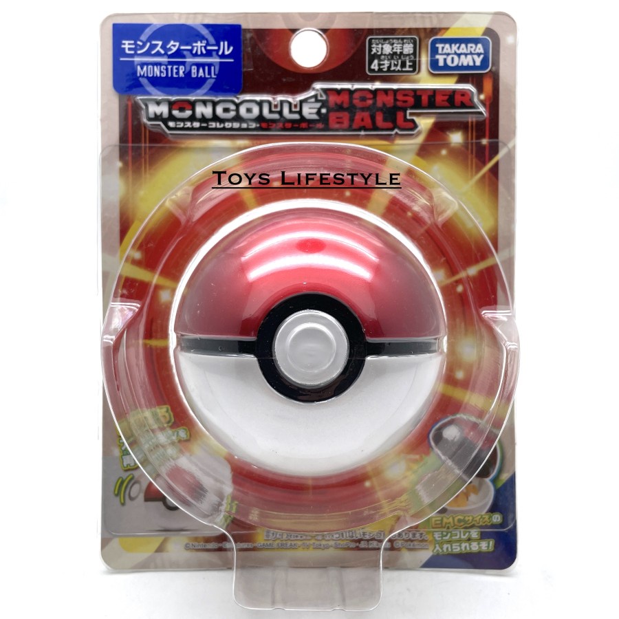 Mainan Pajangan Original Takara Tomy Moncolle Poke Ball