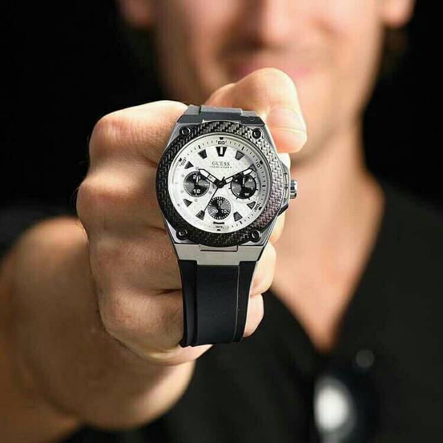 JAM TANGAN PRIA ORIGINAL GUESS HITAM