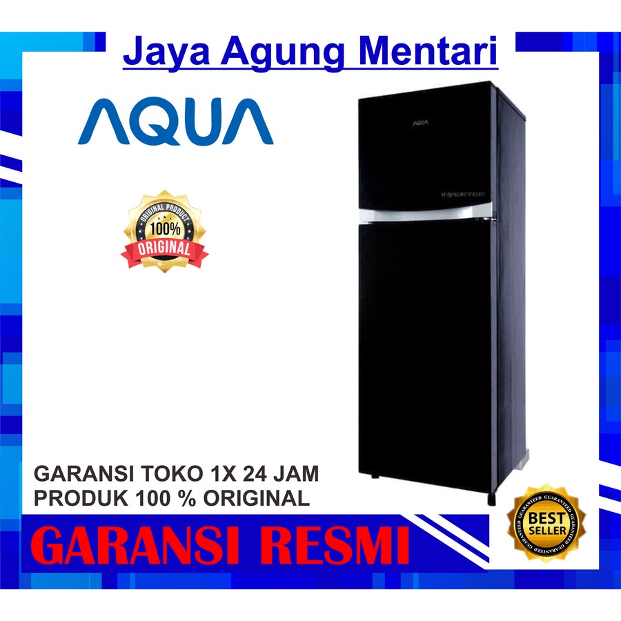 Kulkas Aqua AQR D275 WBK Kulkas 2 Pintu ASI ROOM INVERTER