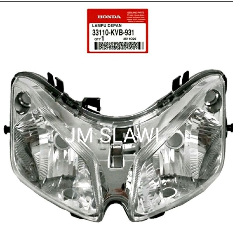 33110KVB931 Reflektor Lampu Depan Vario 110 Lama Vario 110 CW Vario 110 Karbu Ori AHM