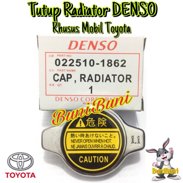 Tutup Radiator Cap 1.1 Untuk Mobil Toyota Avanza Fortuner Rush Innova Yaris Altis Camry Vios DENSO