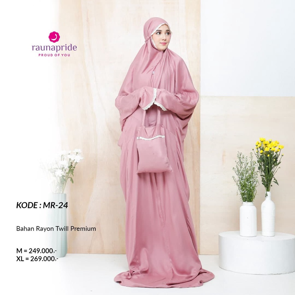 Rauna Mukena Lajur Rayon / MR-20, 21, 22, 23, 24, 25 / Fashion Muslim