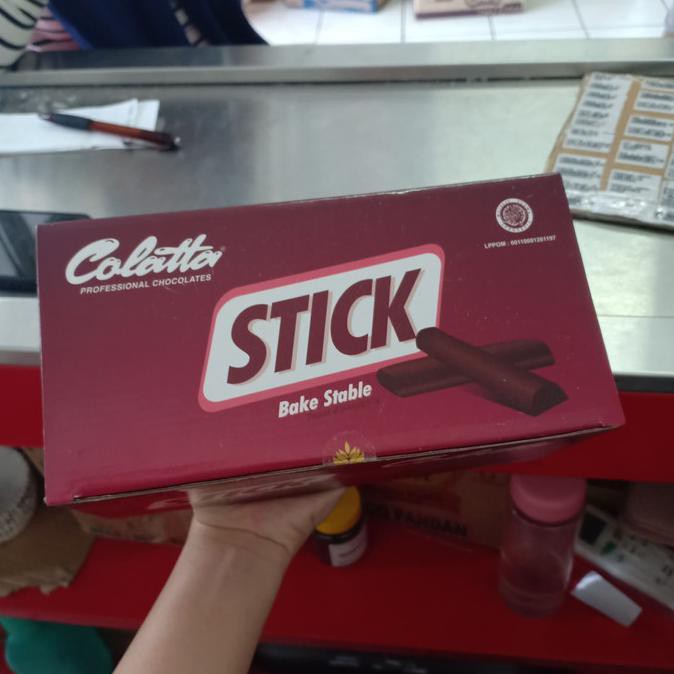 

Stick bake stable Colatta 1.2kg Coklat Batang Batton