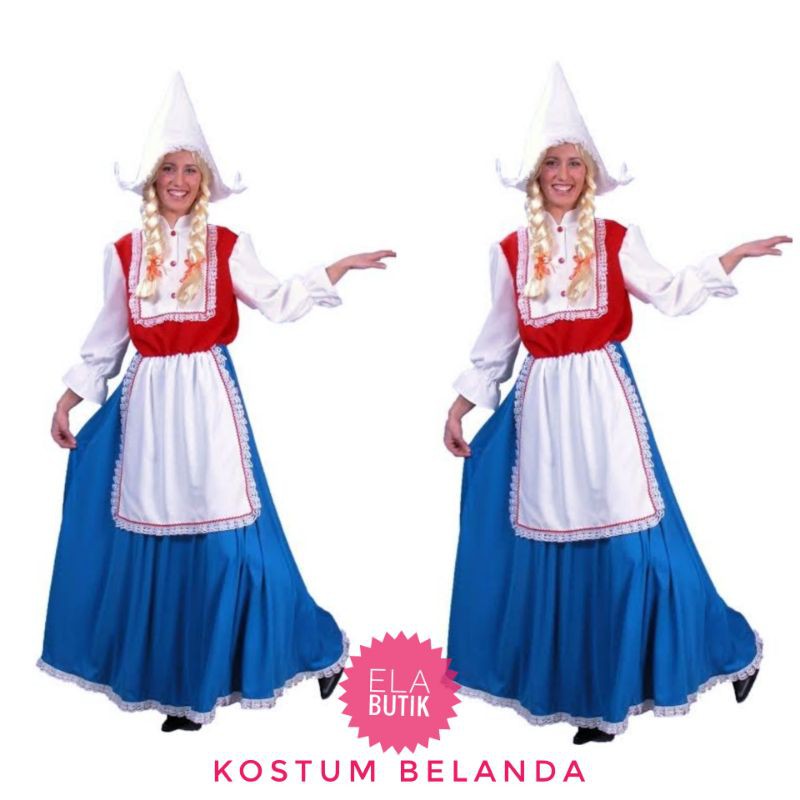 kostum belanda-dewasa-noni belanda-kostum internasional-halloween