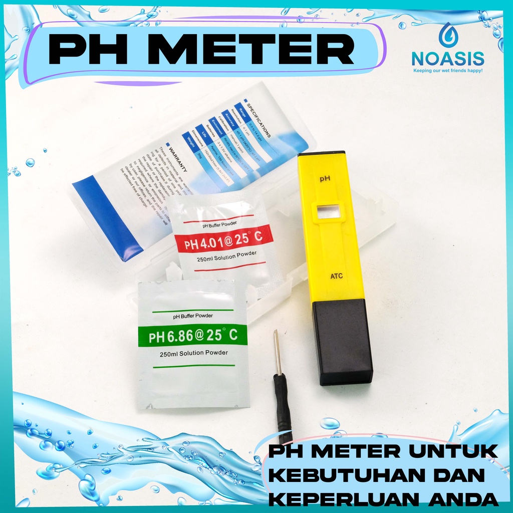 PH METER DIGITAL HIDROPONIK / AQUARIUM / KOLAM RENANG