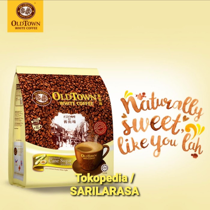 

ge01fgf Eceran Termurah!! Old Town White Coffee With Natural Cane Sugar Ds20X11