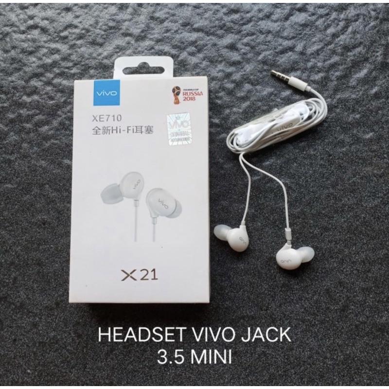 Headset Vivo X21 XE710 Earphone Cable Stereo - UA