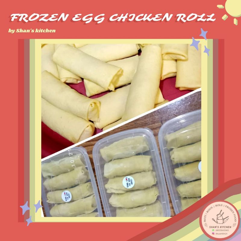 

EGG CHICKEN ROLL || ISI 5 ROLL