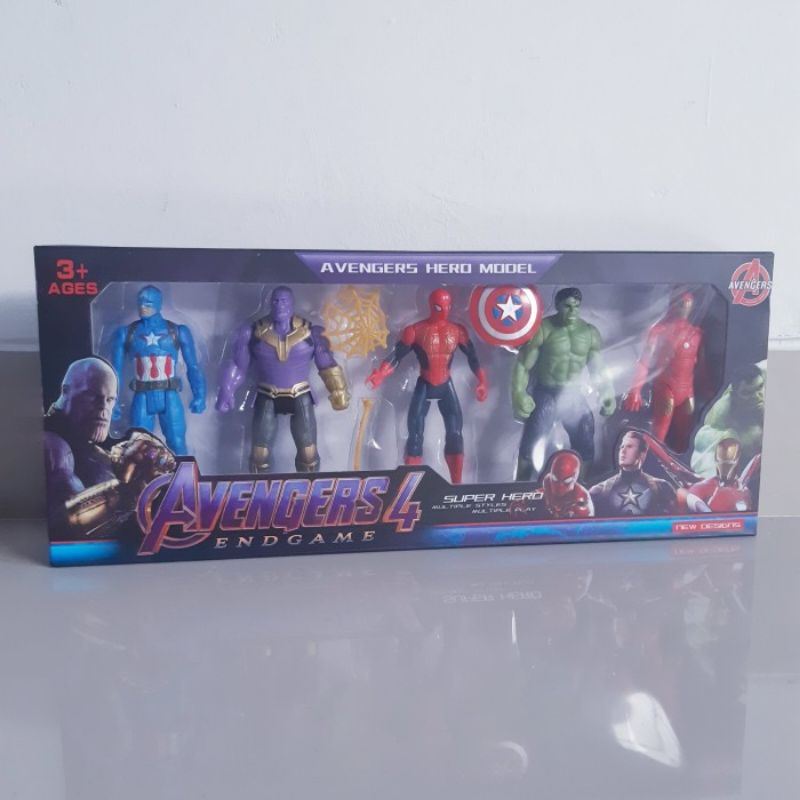 Mainan Figure Avengers Isi 5 Pcs - Figur Avenger Anak Edukatif