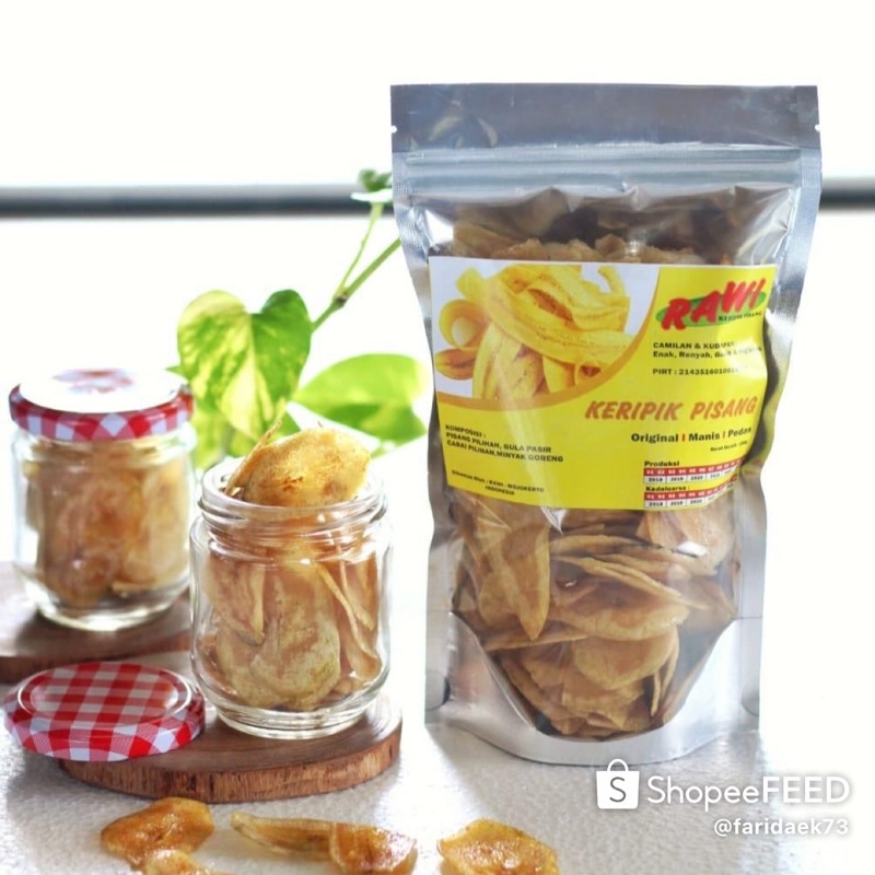 

Keripik Pisang Manis RAWI