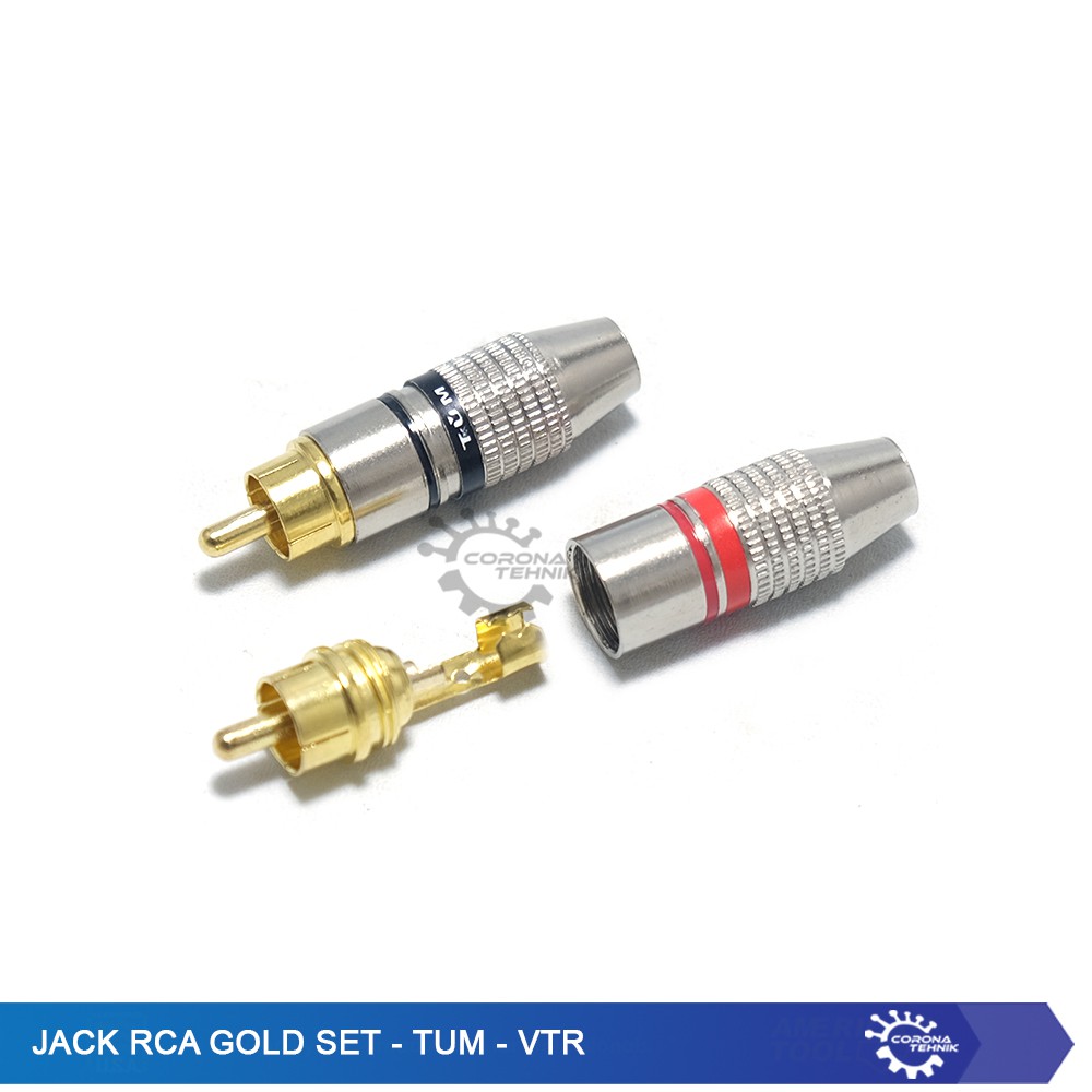 VTR - Jack RCA Gold Set - TUM