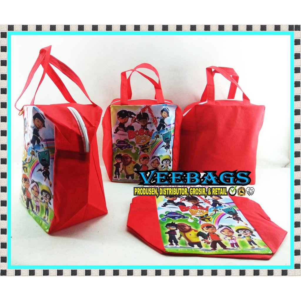Goodie Bag Karakter Boboiboy, Souvenir Ulang Tahun, Tas Ulang Tahun, Perlengkapan Ulang Tahun-1