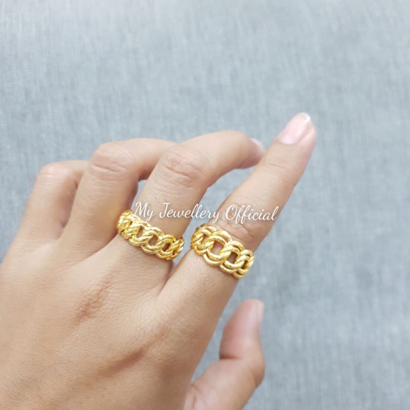 Cincin Coco Replika Emas 24k - Mas Penang