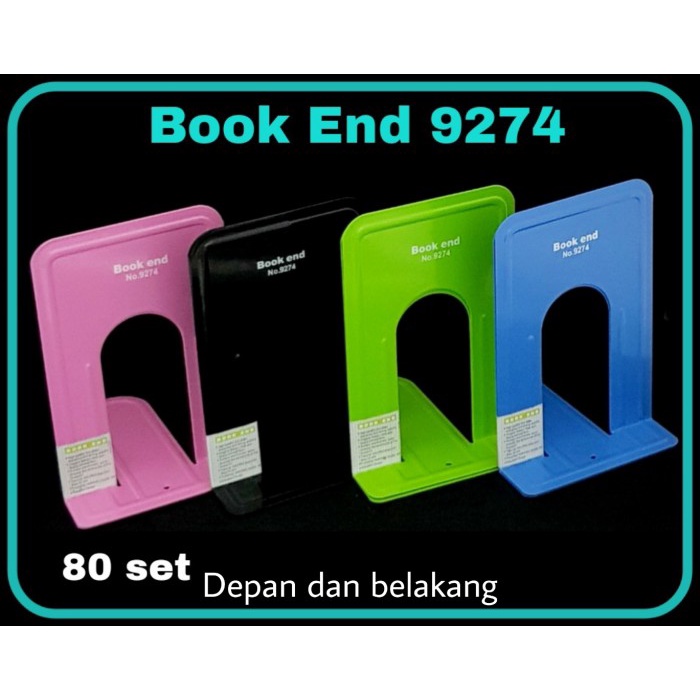 

Hadir Sos Book End Microtop Be-9274 / Pembatas Buku Besi / Pembatas Buku Terlaris