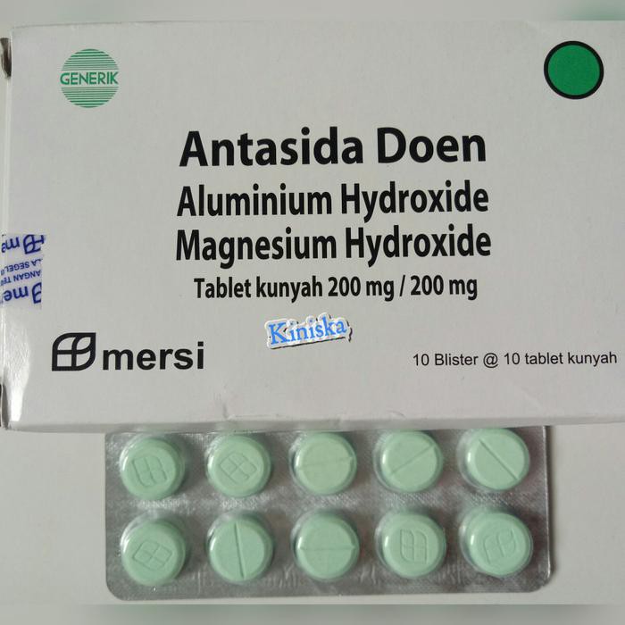 Antasida Doen Tablet Kunyah Obat Maag Dan Lambung Shopee Indonesia