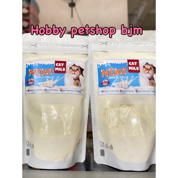 Neko cat milk 100gr - Susu anak anakan asi kucing catmilk