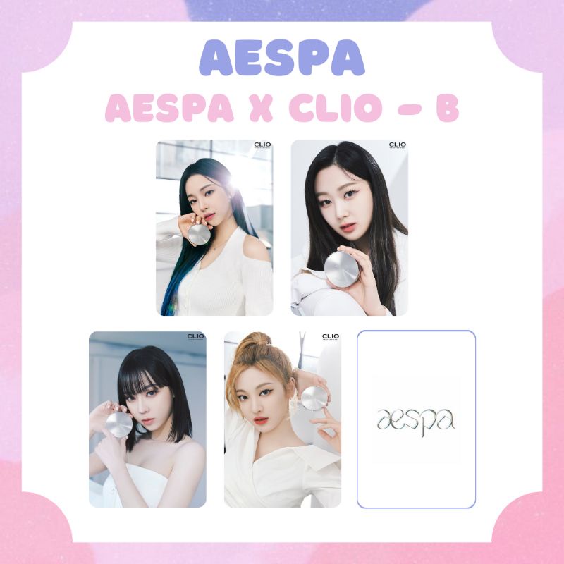 [AESPA] PHOTOCARD AESPA X CLIO ‼️ BACA DESKRIPSI ‼️