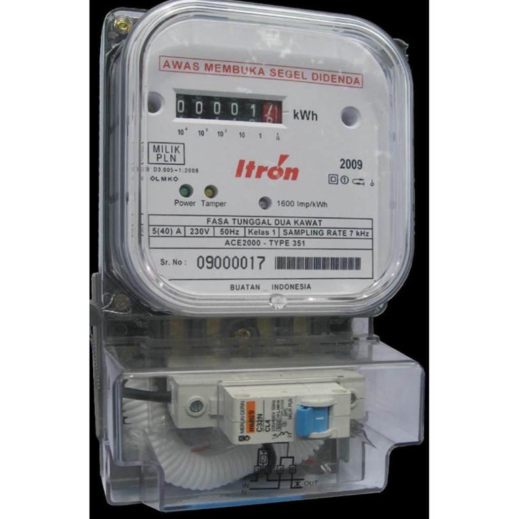 ITRON KWH METER SEMI DIGITAL 1 PHASE