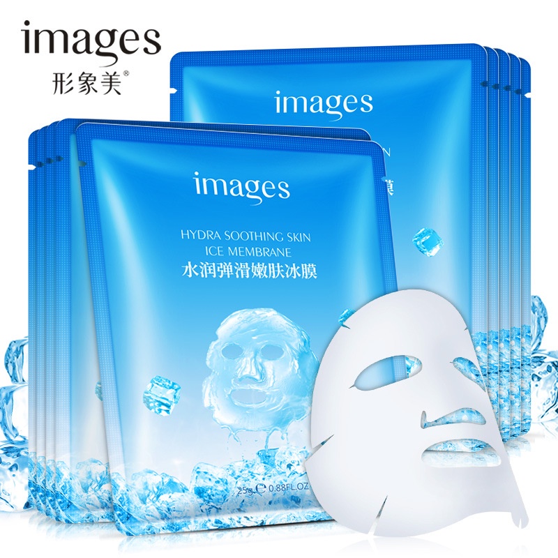 [BISA COD] HYMEY'S / IMAGES HYDRA SOOTHING SKIN ICE MEMBRANE MASK FACIAL CARE SHEET MASKER WAJAH KOREA