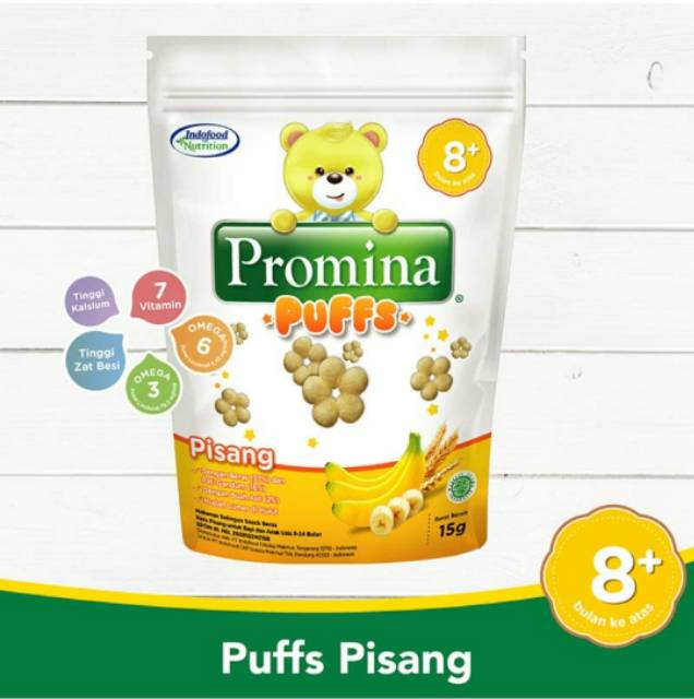 Promina Puffs Pack - 15gr 8+/ Cemilan bayi - puff