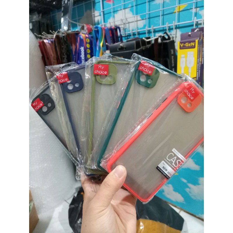 (MH)-REALME C20 Bumper Aero my choice fuze case