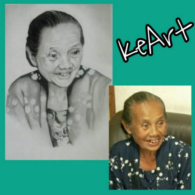 

Sketsa wajah/drawing pencil Ukuran A4
