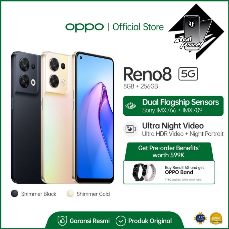 OPPO RENO 8 5G RAM 8+5 GB ROM 256 GB
